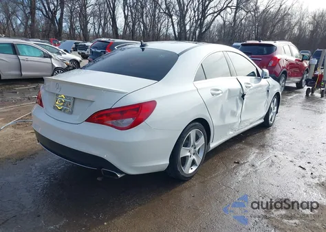 2016 Mercedes-Benz Cla 250 z USA, uszkodzony, nr VIN WDDSJ4EB5GN306735